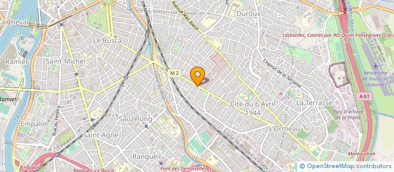 localisation de l'entreprise MONSIEUR DAMIEN CHIRON à TOULOUSE