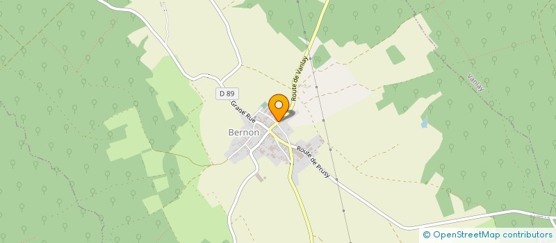 localisation de l'entreprise MONSIEUR DAMIEN CHRETIEN  BERNON