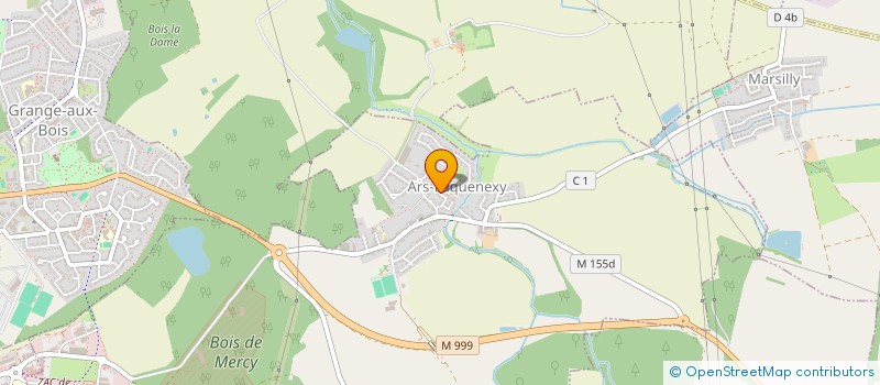 localisation de l'entreprise MONSIEUR DAMIEN CHRISTOPHE  ARS-LAQUENEXY