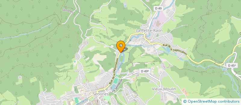 localisation de l'entreprise MONSIEUR DAMIEN CLAIRE  SENONES