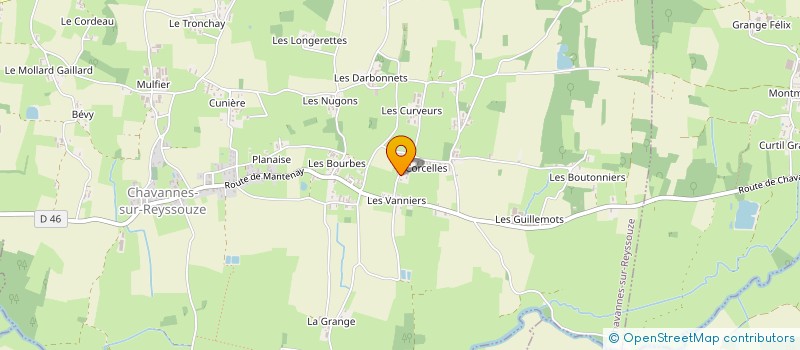 localisation de l'entreprise MONSIEUR DAMIEN CLAIRET à CHAVANNES-SUR-REYSSOUZE