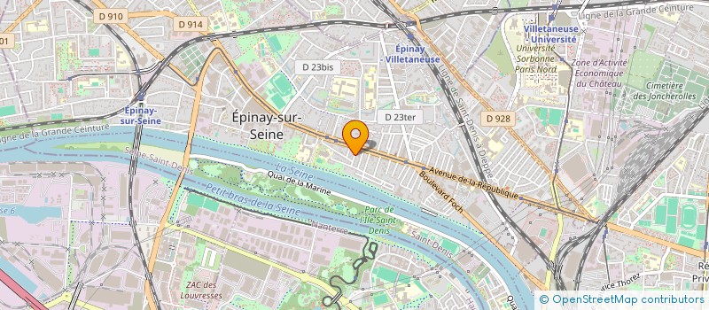 localisation de l'entreprise MONSIEUR DAMIEN CLAMY à EPINAY-SUR-SEINE
