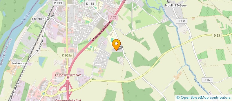localisation de l'entreprise MONSIEUR DAMIEN CLARISSE à COSNE-COURS-SUR-LOIRE