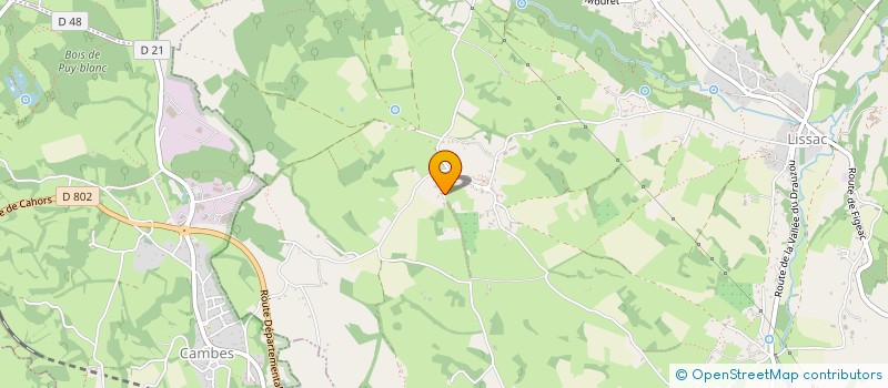 localisation de l'entreprise MONSIEUR DAMIEN CLARY  LISSAC-ET-MOURET