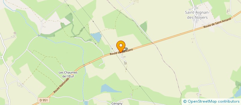 localisation de l'entreprise MONSIEUR DAMIEN CLOSSET  BESSAIS-LE-FROMENTAL