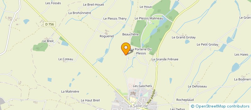 localisation de l'entreprise MONSIEUR DAMIEN COCHARD  CHEMILLE-EN-ANJOU