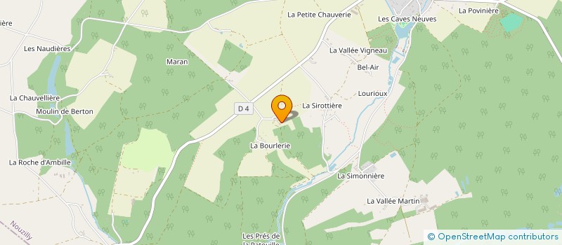 localisation de l'entreprise MONSIEUR DAMIEN COCHARD  CHANCEAUX-SUR-CHOISILLE