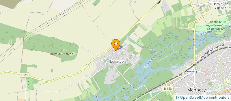 localisation de l'entreprise MONSIEUR DAMIEN COCHET  ECHARCON