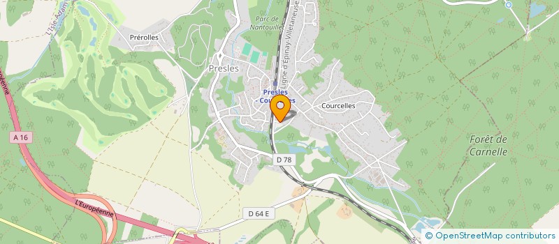 localisation de l'entreprise MONSIEUR DAMIEN COHEN  PRESLES