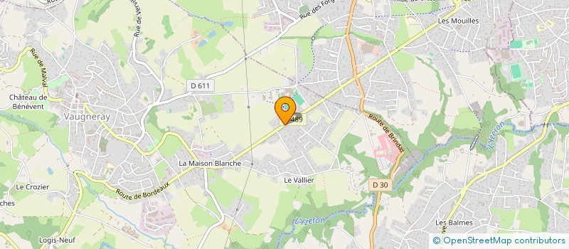 localisation de l'entreprise MONSIEUR DAMIEN COINTOT  VAUGNERAY