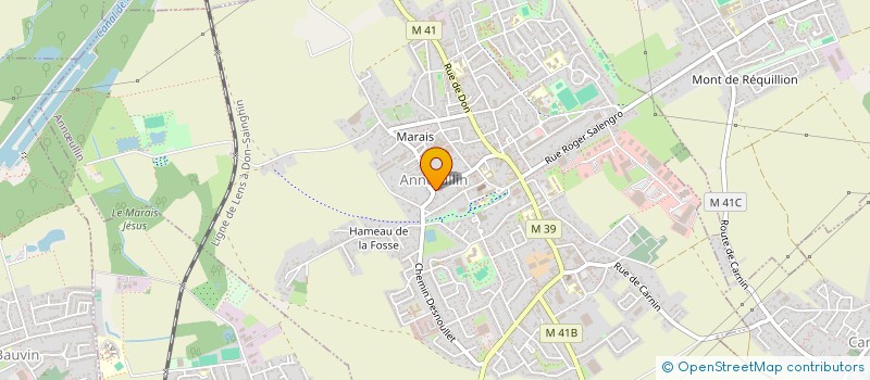 localisation de l'entreprise MONSIEUR DAMIEN COLLETTE  ANNULLIN