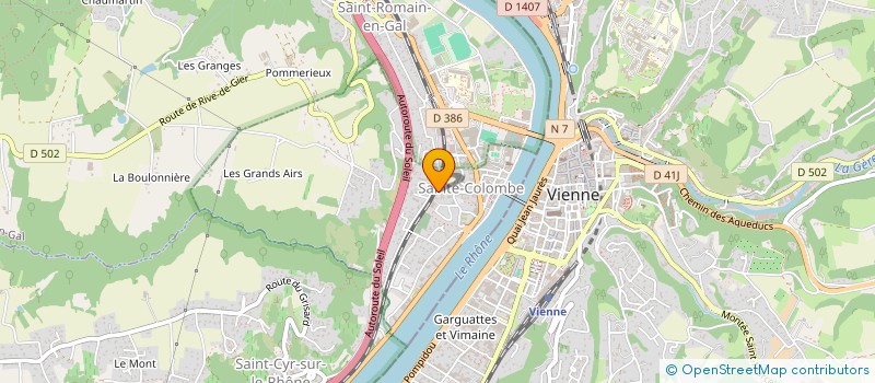 localisation de l'entreprise MONSIEUR DAMIEN COLOMB  SAINTE-COLOMBE