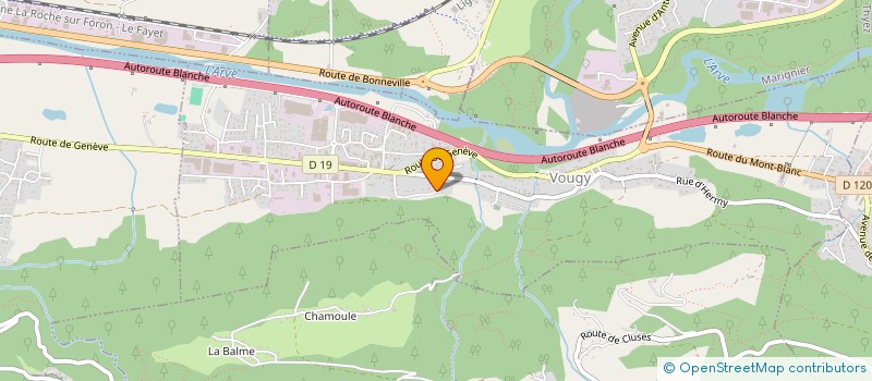 localisation de l'entreprise MONSIEUR DAMIEN COMPAGNON  VOUGY