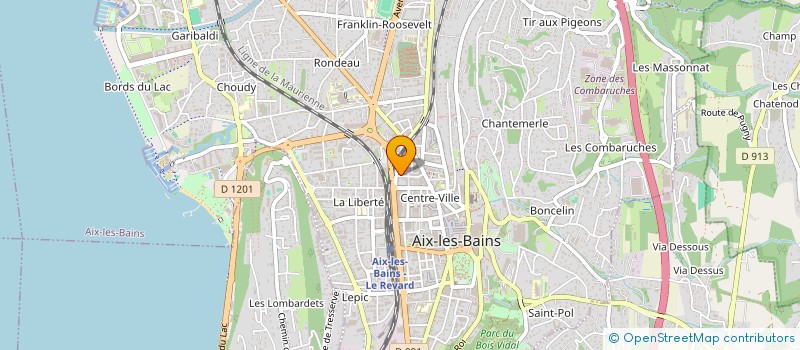 localisation de l'entreprise MONSIEUR DAMIEN COMTE à AIX-LES-BAINS