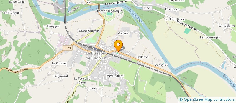 localisation de l'entreprise MONSIEUR DAMIEN CONZATO à LE BUISSON-DE-CADOUIN