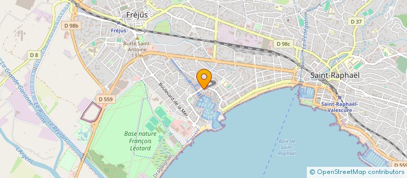 localisation de l'entreprise MONSIEUR DAMIEN CORLIER à FREJUS