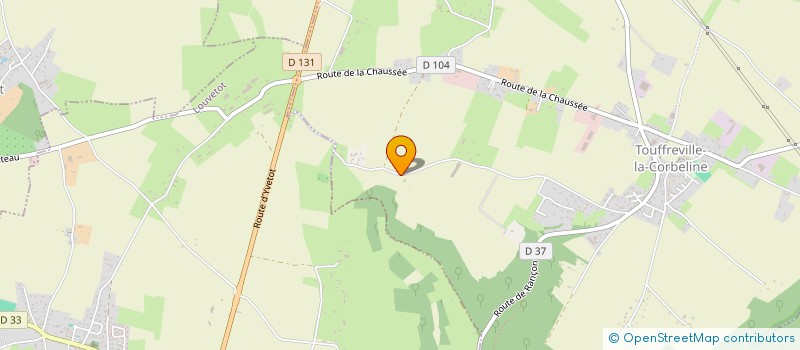 localisation de l'entreprise MONSIEUR DAMIEN CORNU  TOUFFREVILLE-LA-CORBELINE