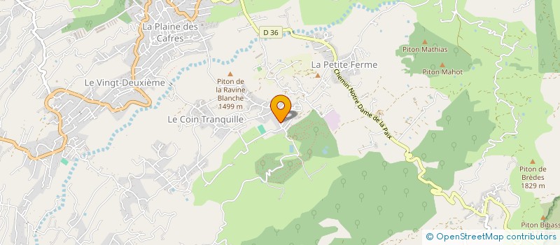 localisation de l'entreprise MONSIEUR DAMIEN CORRE  LE TAMPON