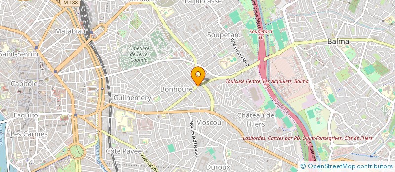 localisation de l'entreprise MONSIEUR DAMIEN COUPRY à TOULOUSE