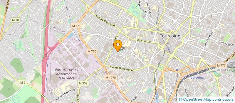 localisation de l'entreprise MONSIEUR DAMIEN COURCOUX à TOURCOING