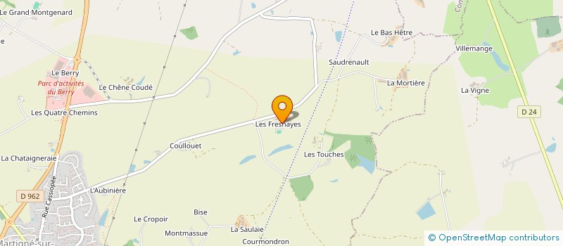 localisation de l'entreprise MONSIEUR DAMIEN COURTEILLE  MARTIGNE-SUR-MAYENNE