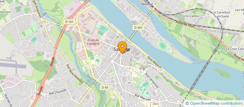localisation de l'entreprise MONSIEUR DAMIEN COUVREUX  SAUMUR