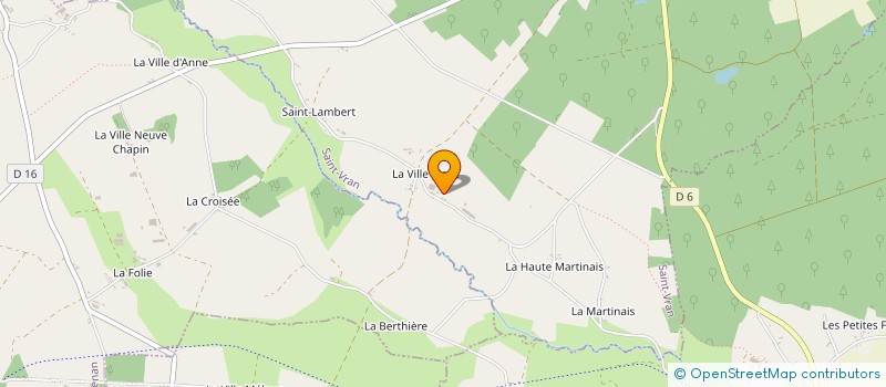 localisation de l'entreprise MONSIEUR DAMIEN CRAMBERT  SAINT-VRAN