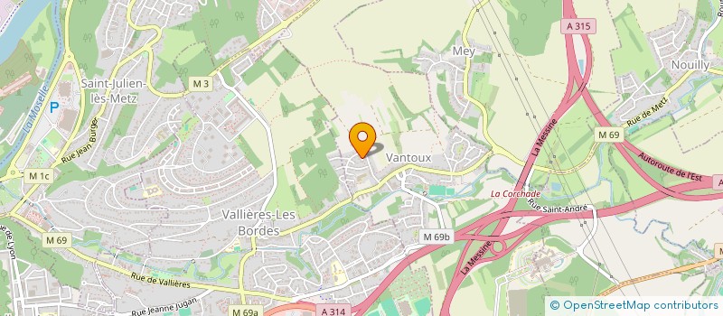 localisation de l'entreprise MONSIEUR DAMIEN CRELIER  VANTOUX