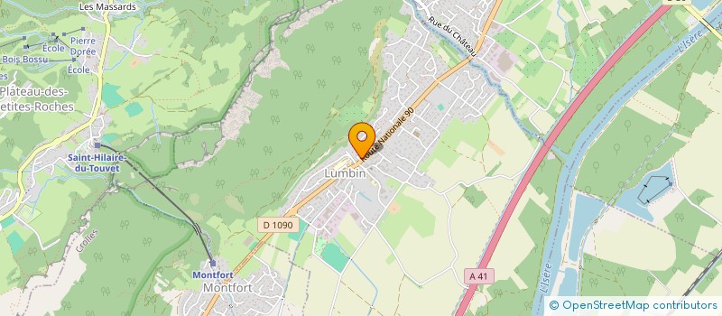 localisation de l'entreprise MONSIEUR DAMIEN CRISTEA  LUMBIN