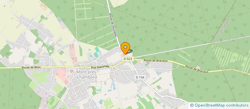 localisation de l'entreprise MONSIEUR DAMIEN CROISET  MONT-PRES-CHAMBORD