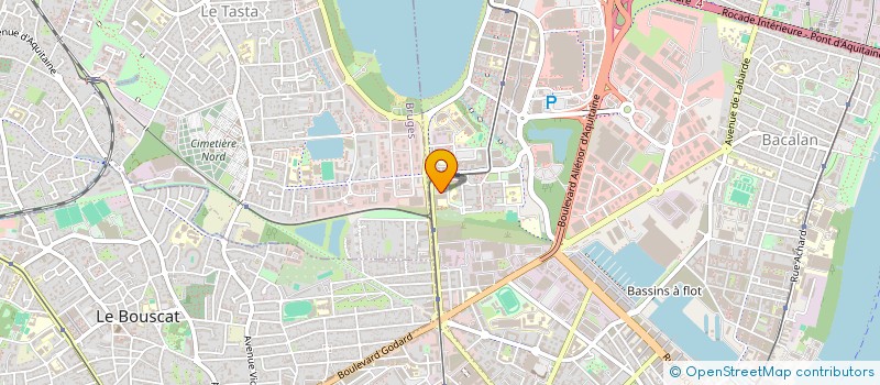 localisation de l'entreprise MONSIEUR DAMIEN CUZACQ  BORDEAUX