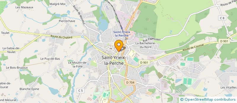 localisation de l'entreprise MONSIEUR DAMIEN CYPIERRE à SAINT-YRIEIX-LA-PERCHE
