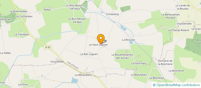 localisation de l'entreprise MONSIEUR DAMIEN DABO  VAL D'ANAST