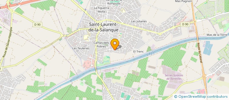 localisation de l'entreprise MONSIEUR DAMIEN DACET à SAINT-LAURENT-DE-LA-SALANQUE