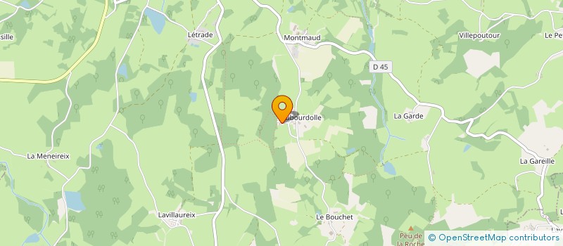 localisation de l'entreprise MONSIEUR DAMIEN DAMELINCOURT  CHATEAUPONSAC