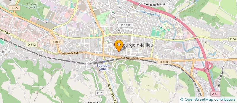 localisation de l'entreprise MONSIEUR DAMIEN DAMIEN  BOURGOIN-JALLIEU