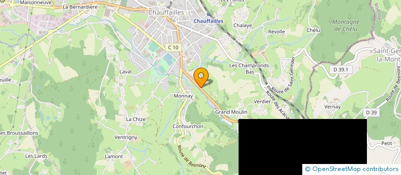 localisation de l'entreprise MONSIEUR DAMIEN DANIERE à CHAUFFAILLES