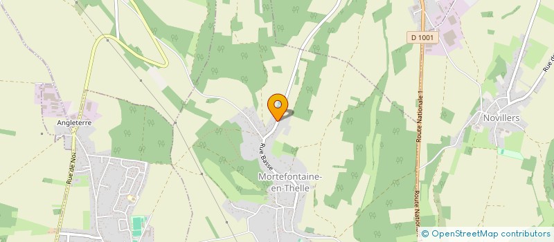 localisation de l'entreprise MONSIEUR DAMIEN DAVID à MORTEFONTAINE-EN-THELLE