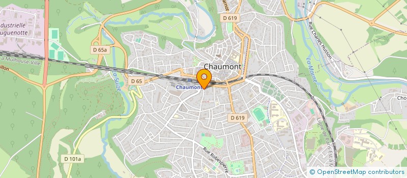 localisation de l'entreprise MONSIEUR DAMIEN DE BACKER à CHAUMONT