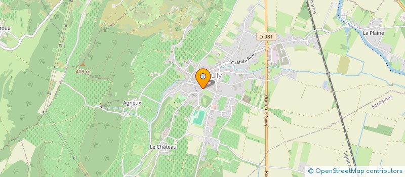 localisation de l'entreprise MONSIEUR DAMIEN DE BRITO  RULLY