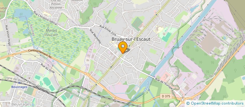 localisation de l'entreprise MONSIEUR DAMIEN DE GIOVANNI  BRUAY-SUR-L'ESCAUT