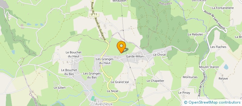 localisation de l'entreprise MONSIEUR DAMIEN DE HARO  AVEIZIEUX