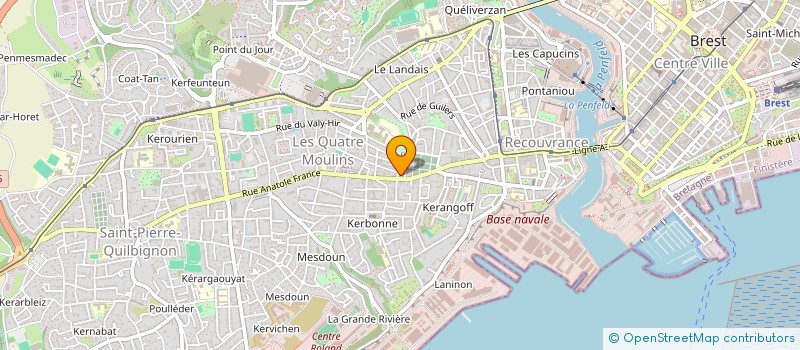 localisation de l'entreprise MONSIEUR DAMIEN DE JESUS à BREST