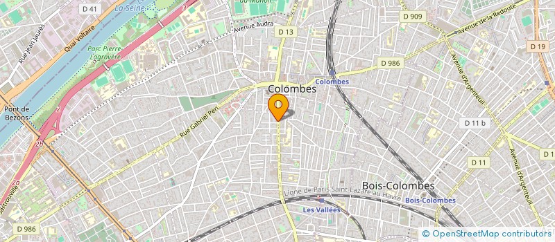 localisation de l'entreprise MONSIEUR DAMIEN DEBURGHGRAEVE à COLOMBES