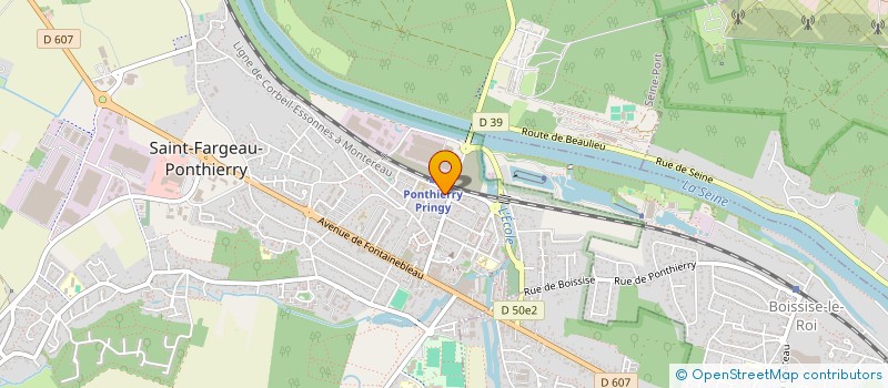 localisation de l'entreprise MONSIEUR DAMIEN DECLERCQ  SAINT-FARGEAU-PONTHIERRY