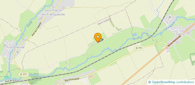 localisation de l'entreprise MONSIEUR DAMIEN DECROCQ  SAINT-GOBERT