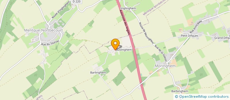 localisation de l'entreprise MONSIEUR DAMIEN DEGARDIN  MORINGHEM