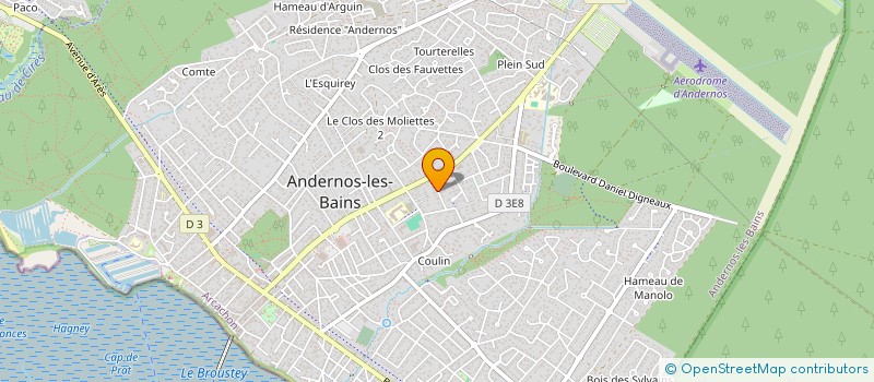 localisation de l'entreprise MONSIEUR DAMIEN DEJEAN à ANDERNOS-LES-BAINS