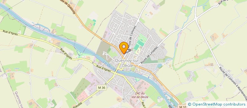 localisation de l'entreprise MONSIEUR DAMIEN DEKINDT à QUESNOY-SUR-DEULE