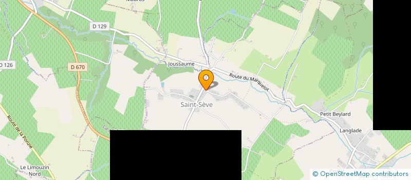 localisation de l'entreprise MONSIEUR DAMIEN DEL AGUILA  SAINT-SEVE